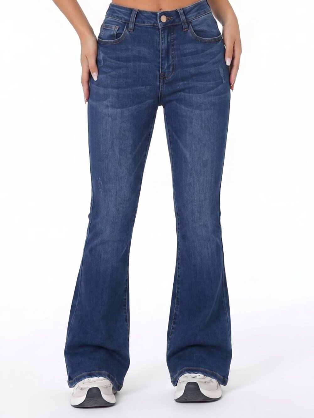 Judy Blue Woman's Blue Flare Fit Jeans Size 5/27 Style JB88172 Stretch Denim